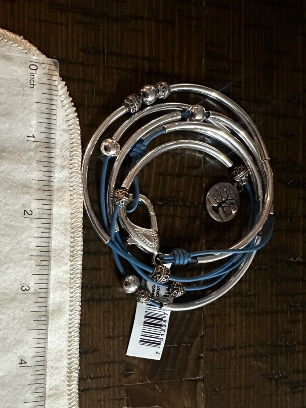 Lizzie James Blue Wrap Bracelet